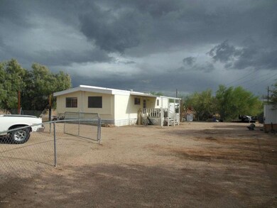 Backside of mobile and lot