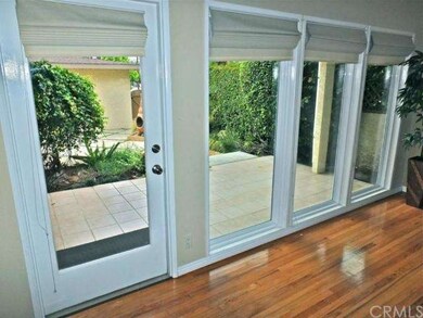 Wall of windows overlooking your back patio.