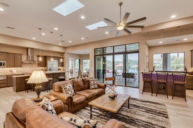 12' Ceilings in Living Room