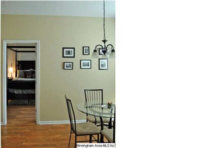 View into master bedroom.
