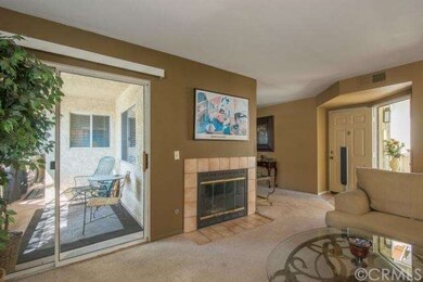 Cozy fireplace in the living room...