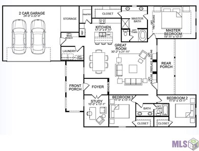 Claiborne Floor plan