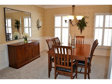 Spacious dining room to host guests.
