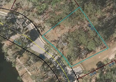 Lot Dimensions of 166 West Point Parkway
