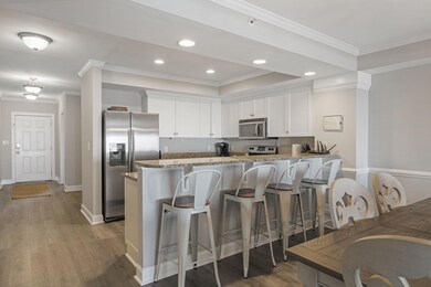 Entry hall and kitchen
