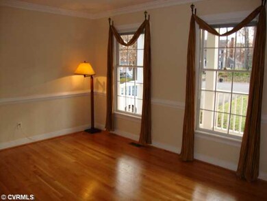Living Room - Rich newly refinished hardwood floor
