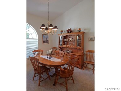 formal dining area