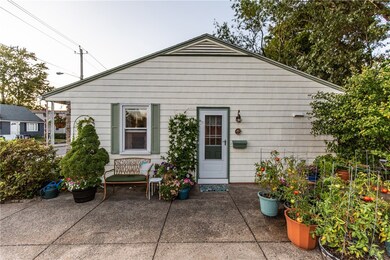 Right side entrance of property.