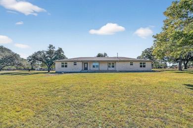View of front of home with a front lawn