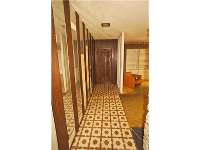 Welcome to the 1970's! I bet you forgot your Bell Bottoms.Can't you just hear Elvis playing on the Stereo? Mirrored Panels on the Wall, Room Divders,