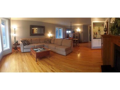 Another view of main floor.  Nice curio with glass