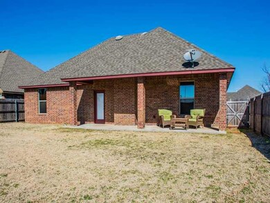 Patio/Deck. This covered patio has a gas line for 