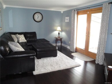 French Door Leads to Covered Patio