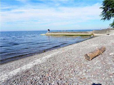 Waterfront. View of community shared beach and pie