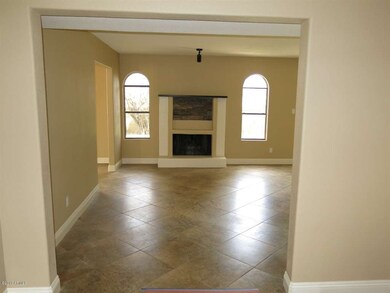 Foyer view of living
