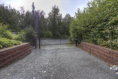 Electric powered gate when closed