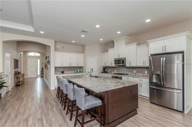 Lots of storage. Massive island features storage c