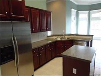 There are tons of cabinets and countertops, a huge