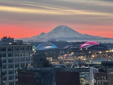 Magnificent & breathtaking views of Mt. Rainier from your primary suite! Photo was taken by the seller.