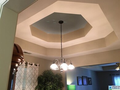 double trey ceiling is gorgeous!