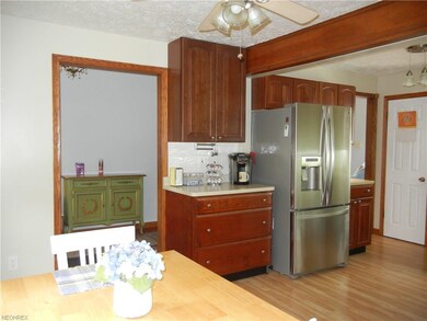 Kitchen looking into foyer