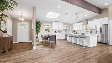 Spacious open concept
