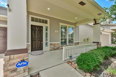 Huge covered front patio!