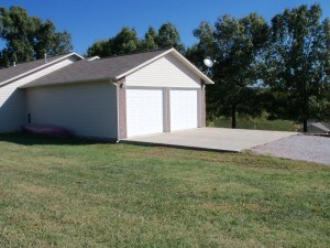 2 car garage