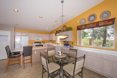 Kitchen with island