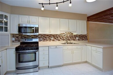 The efficient cabinetry provides plentiful counter