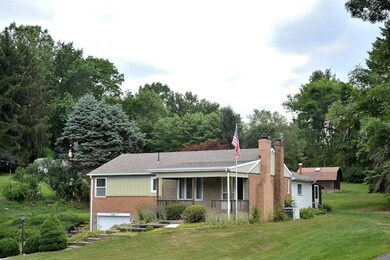 The house is located on a circle, so there is very