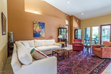 Great Room with Wall of Windows to Patio