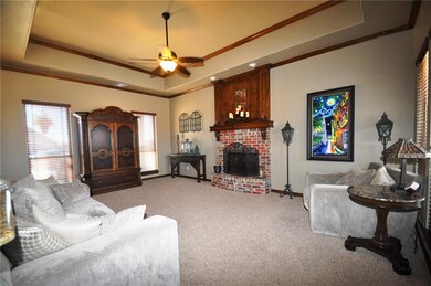 Gorgeous Floor to Ceiling Fireplace!