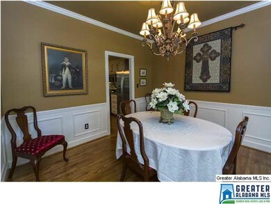 Formal Dining Room with Chair Rail