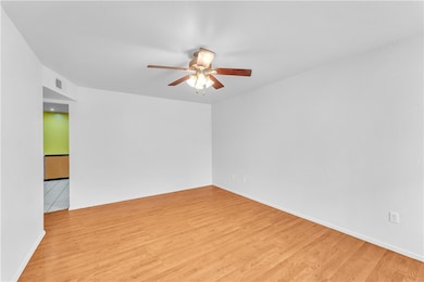 Freshly painted walls, ceiling and trim