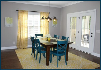 Open to great room and kitchen