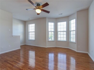 Beautiful hardwood floor and plenty of natural light in Great room