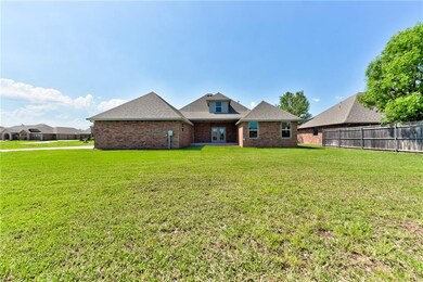 There is plenty of room in this backyard and a lar