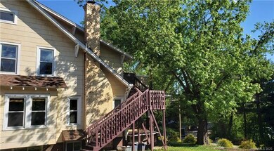 Stairs to upper deck/porch