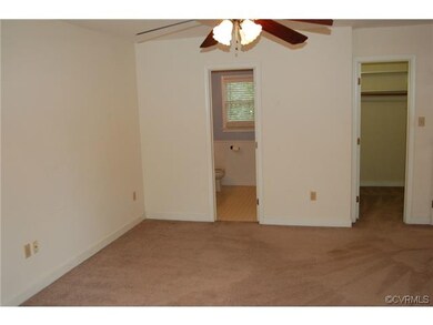 Master: 17x13 -- wall to wall carpeting, large wal