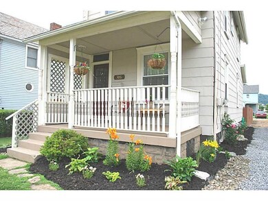 Exterior Front. Pretty covered front porch:  Perfe