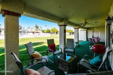 spacious patio