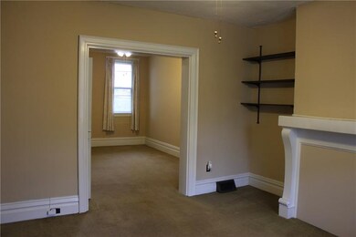 Living room opens to spacious dining room