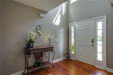 The foyer.  This beautiful hardwood flooring run through out most of the main level of this home.