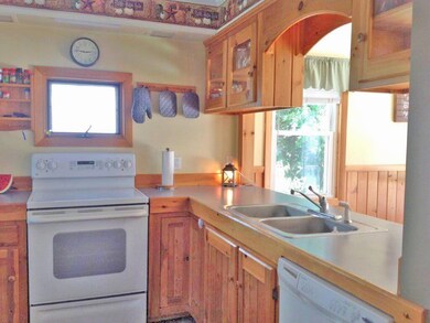 Sunny Kitchen open to Dining Room