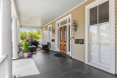 Welcoming front porch