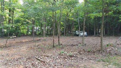 View from homesite building envelope up driveway.