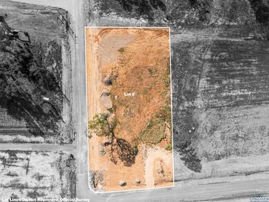 View of property location with property parcel outlined