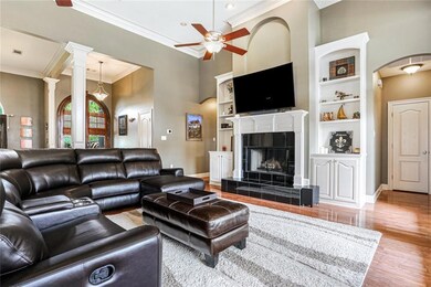 Living Room with Gas Fireplace