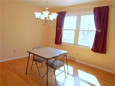 Dining Room. Wood Floors Continue into the Dining 